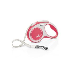 Vodítko Flexi New Comfort S opasok 5m/15kg červená