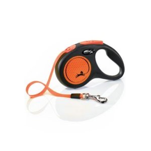 Vodítko Flexi New Neon S páska 5m/15kg oranžová