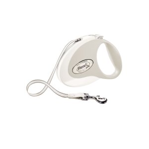 Vodítko Flexi Style M opasok 5m/25kg biela