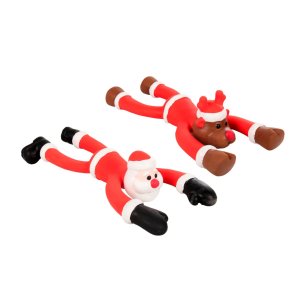 Flamingo Vianočná latexová hračka dlhá 30cm