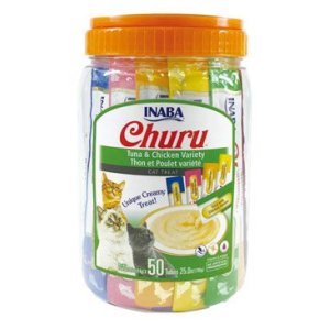 Chúru Cat Vet Diét Purée Tuna&Chicken Varieties 50x14g