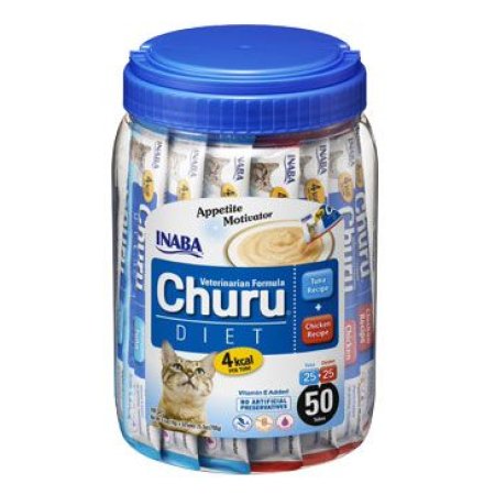 Chúru Cat Vet Diét Purée Tuna&Chicken Varieties 50x14g