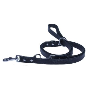 PROFIZOO Vodítko prepínací EKG, mastná kože (25mm x 240cm) čierna