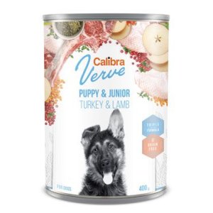 Calibra Dog Verve konz.GF Junior Turkey&Lamb 400g
