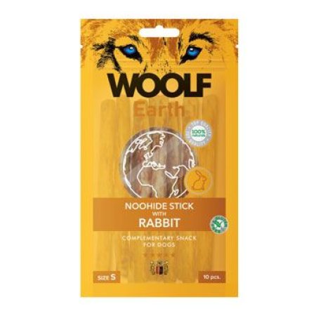 Woolf pochúťka Earth NOOHIDE S Rabbit 90g