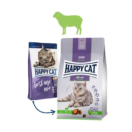 Happy Cat Senior Weide-Lamm 4 kg