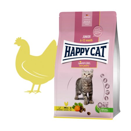 Happy Cat Junior Land Geflügel 4 kg