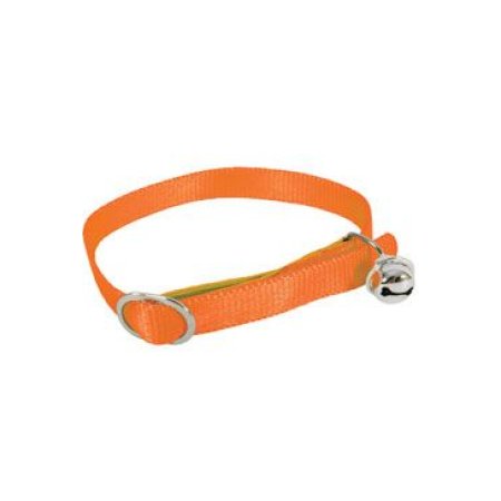 Obojok mačka nylon 10mm/30cm oranžový Zolux