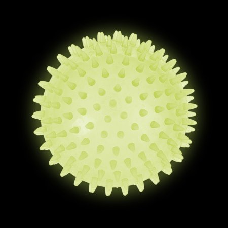 PROFIZOO Loptička GLOW ježko pískacia 7,5 cm