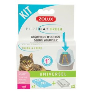 PURECAT Set osviežovač a pohlcovač zápachu Zolux