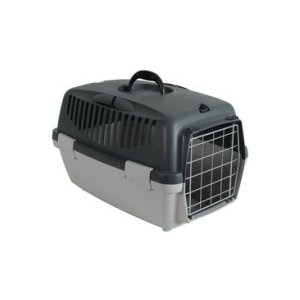 Zolux Prepravka GULLIVER 1 s kovovými dvierkami sivá 48 x 32 x 31 cm