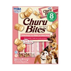 Chúru Dog Bites Chicken wraps Chicken+Salmon 8x12g