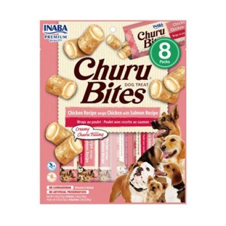 Chúru Dog Bites Chicken wraps Chicken+Salmon 8x12g