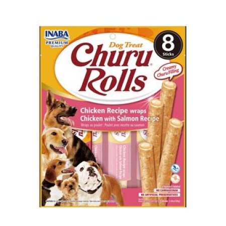 Chúru Dog Rolls Chicken with Salmon wraps 8x12g