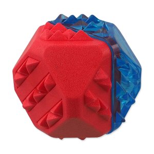 Hračka DOG FANTASY Míček chladiaci červeno-modrá 7,7cm