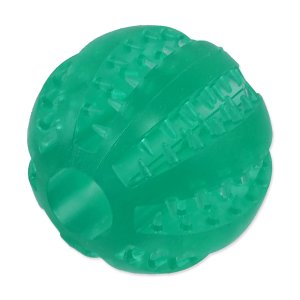 Loptička DOG FANTASY DENTAL MINT zelená 5cm