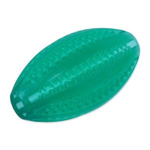 Loptička DOG FANTASY DENTAL MINT rugby zelená 9cm