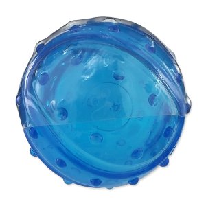 Hračka DOG FANTASY STRONG loptička s vôňou slaniny modrý 8cm