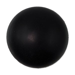 Loptička DOG FANTASY tvrdý čierny 7cm