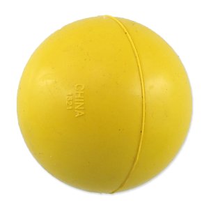 Loptička DOG FANTASY tvrdý žltý 5cm