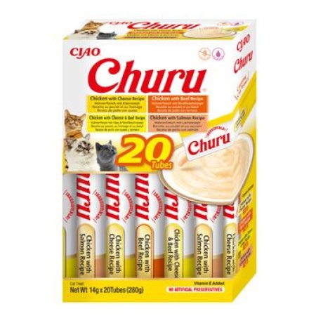 Chúru Cat BOX Chicken&Beef Variety 20x14g