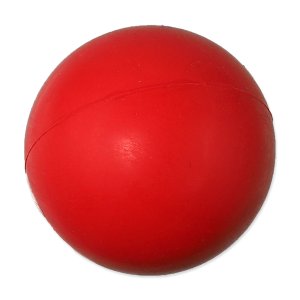 Loptička DOG FANTASY tvrdý červený 7cm