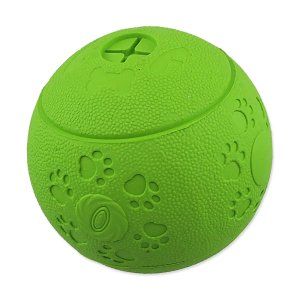 Loptička DOG FANTASY na maškrty zelená 6cm