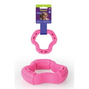 Hračka pes Aroma Triangle mlynček, ružový 12cm