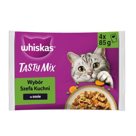 Whiskas kapsička Tasty Mix Chef's Choice š. 4 x 85 g