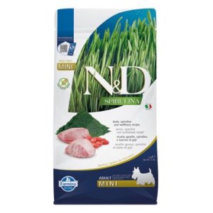 N&D Spirulina DOG Adult Mini Lamb & Wolfberry 2kg