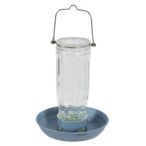 Kŕmidlo vonkajšie GLASS sklo modrá Zolux