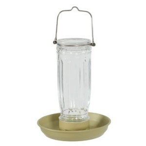 Kŕmidlo vonkajšie GLASS sklo zelená Zolux