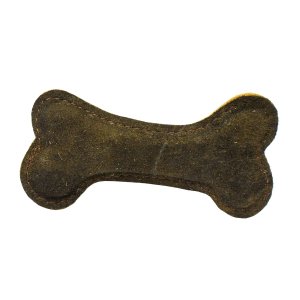 PROFIZOO Hračka Veľká kosť Leder (18,5 cm x 9,5 cm) hnedá