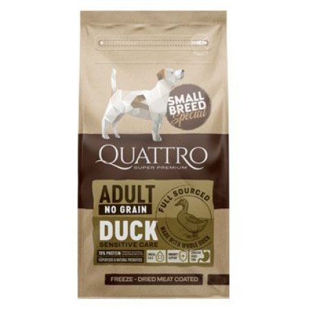 QUATTRO Dog Dry SB Adult Kačica 7kg