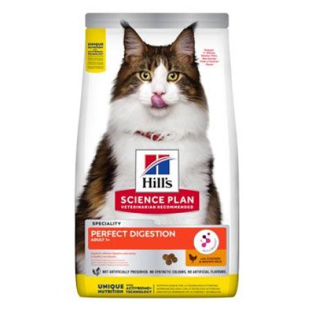 Hill’s Science Plan Perfect Digestion pre dospelé mačky s jahňacím a ryžou 7 kg
