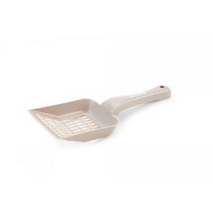 Beeztees Lopatka na čistenie toalety plastová béžová 27x10x20cm