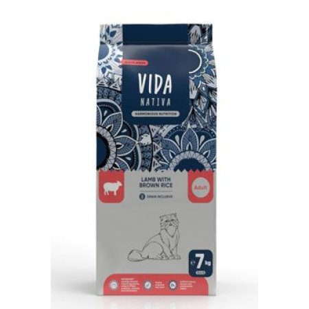 Kraftia VIDA NATÍVA CAT Adult Lamb & Rice 7kg