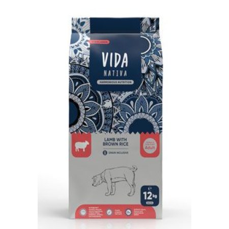 Kraftia VIDA NATÍVA DOG Adult M/L Lamb & Rice 12kg