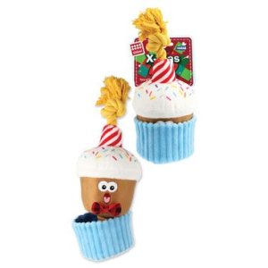 Hračka pes GiGwi Vianočný muffin/maškrtník 29cm