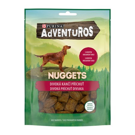 Adventuros Nuggets s diviačkou príchuťou 6 x 90 g