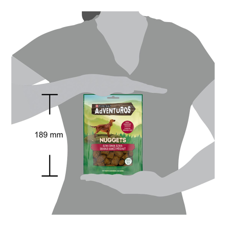 Adventuros Nuggets s diviačkou príchuťou 6 x 90 g