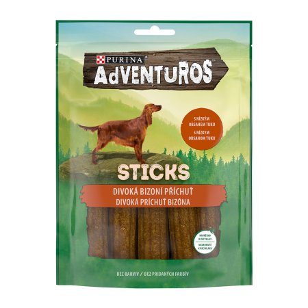 Adventuros Sticks s bizónou príchuťou 120 g