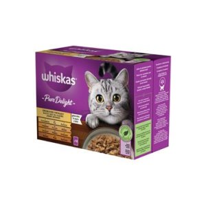 Whiskas vrecko Pure Delight hydinový výber v želé 12 x 85 g
