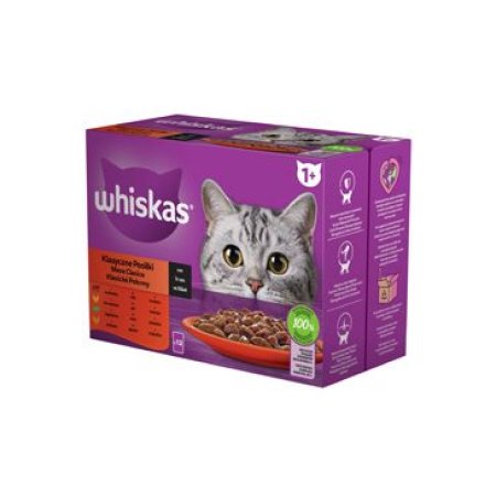 Whiskas kapsička Klasický výber v šťave 12 x 85 g