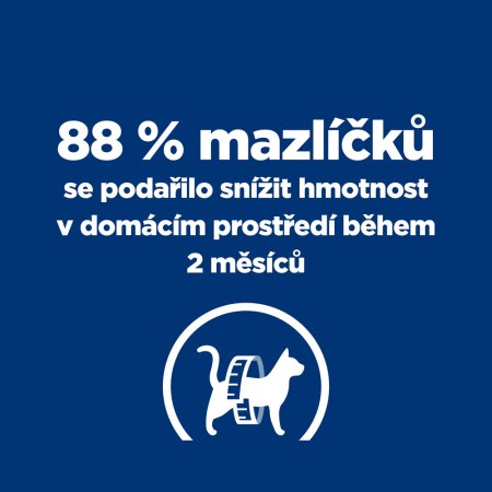 Hill’s Prescription Diet Metabolic Regulácia hmotnosti pre mačky tuniak 1.5 kg