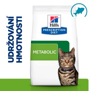 Hill’s Prescription Diet Metabolic Regulácia hmotnosti pre mačky tuniak 3 kg