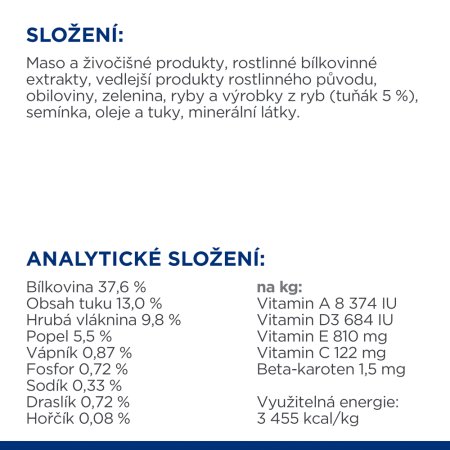 Hill’s Prescription Diet Metabolic Regulácia hmotnosti pre mačky tuniak 3 kg