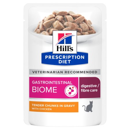 Hill’s Prescription Diet GI Biome Starostlivosť o zažívanie pre mačky 12 x 85 g