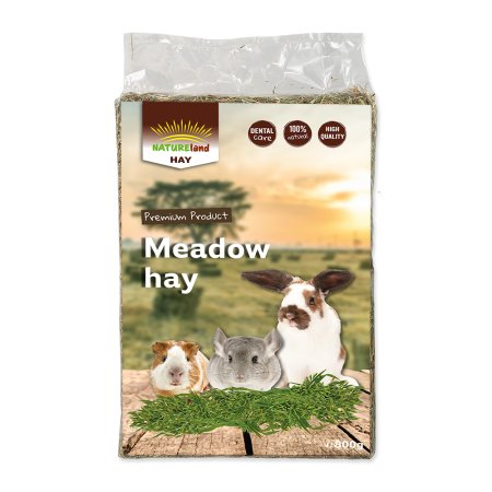 Seno NATURE LAND Meadow Hay z horských lúk 0,8kg
