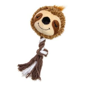 Hračka pes Leňochod na povrázku 22cm plyš KAR